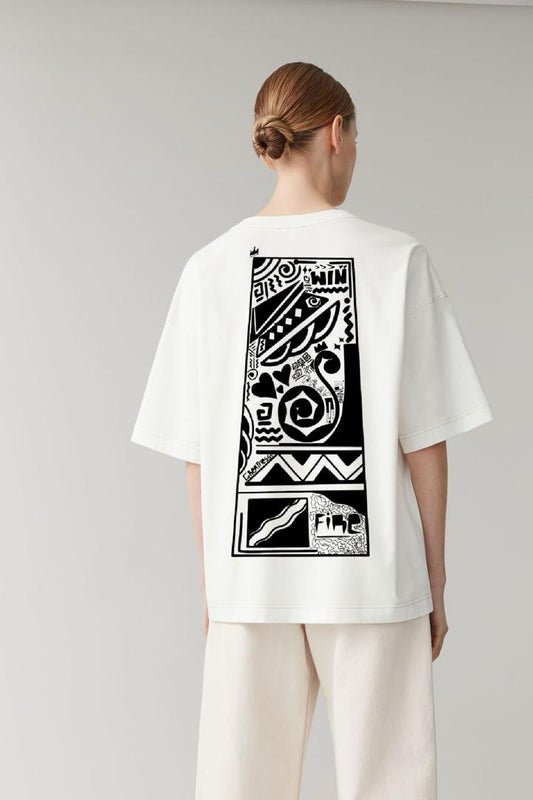Luxury Oversized Dropped Shoulder Heavy Cotton Tshirt (WIN)